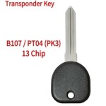 2004-2009 B107 / PT04 (PK3) - Z Keyway- Transponder Key (13 Chip)(OEM chip )(No logo)
